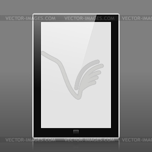 Tablet computer - vector clipart