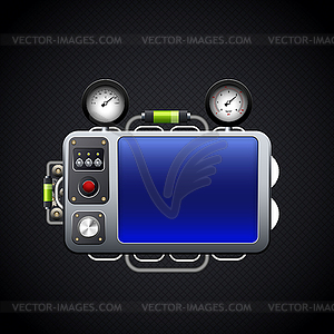 Control panel - vector clipart