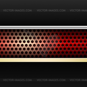 Abstract metal background - vector clipart