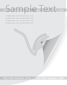 Sheet of paper - vector clip art