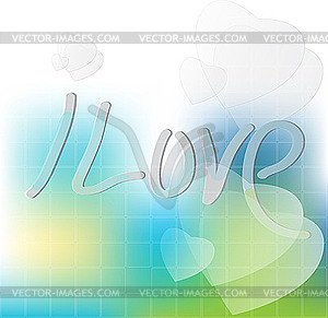 Absctract love design - vector clipart