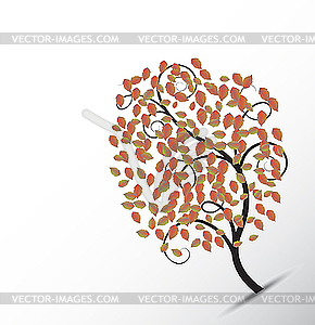 Autumn tree - vector clip art