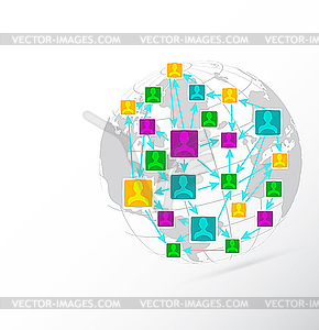 Globe - vector image