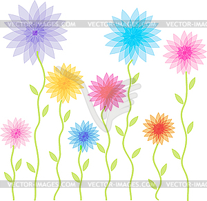 Flowers - vector clipart