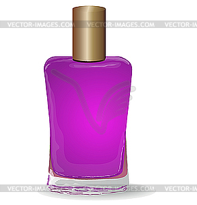  bottle of nail polish - vector EPS clipart