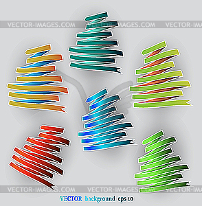 Colored tape - vector clipart
