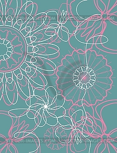 Floral background - vector image