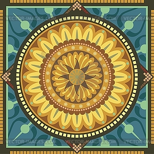 Floral Mandala - vector clipart