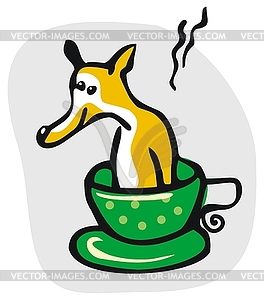 Dog Bath Cartoon - royalty-free vector image