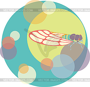 Cicada - vector clipart