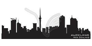 Auckland skyline - vector clipart