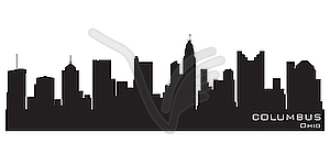 Columbus skyline - vector image