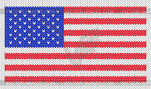 The USA flag - vector image