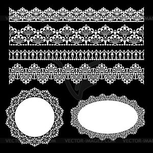 Lace set - vector clipart