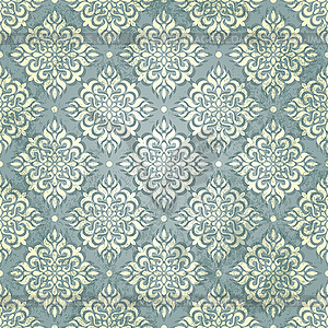 Vintage wallpaper in grunge style - vector image