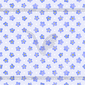 Seamless floral pattern - vector clip art