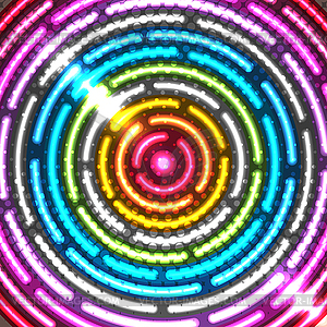 Neon абстрактный - векторное изображение клипарта