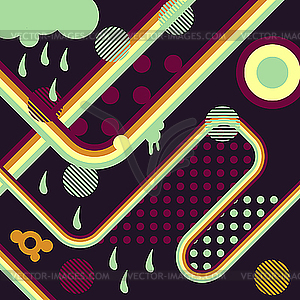 Abstract retro background - vector clipart