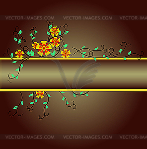 Flower design - vector image