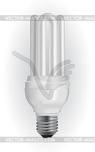 Energy saving light bulb - vector clipart