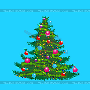 Christmas tree - vector image