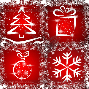 Grunge Christmas - vector clipart