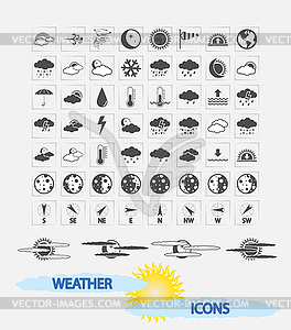 Weather icons - vector image