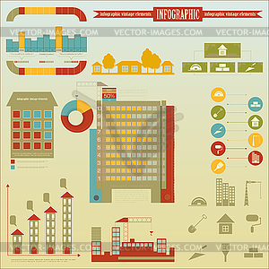 Construction icons and graphics - vector image