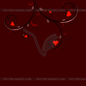 St Valentines background - vector clipart