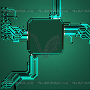 Modern Technology Background - vector clip art