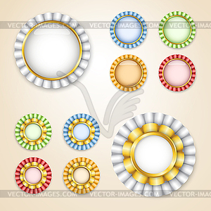 Set of badges - vector clipart
