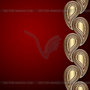 Paisley background - vector clip art