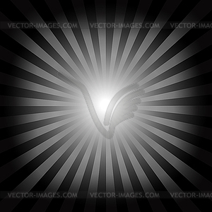 Optical illusion background - vector clip art