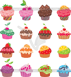 Cupcakes - vector image