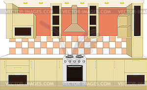 Kitchen furniture - vector EPS clipart