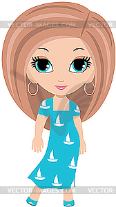 Woman cartoon - vector clipart