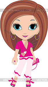 Woman cartoon - vector image