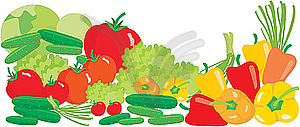 Vegetables - vector image