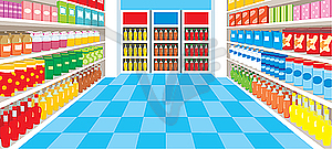 Supermarket - vector clipart / vector image