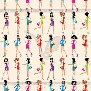 Seamless pattern. - vector EPS clipart