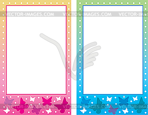 Baby photo frame. - royalty-free vector clipart