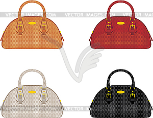 Designer female bags - vector image