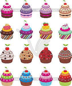 Cupcakes - vector clipart