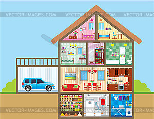 House - vector clip art