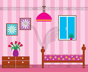 Living room - royalty-free vector image