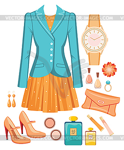 Fashion set - vector image
