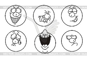 Emotions - vector clip art