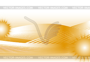 Abstract golden background - vector clipart