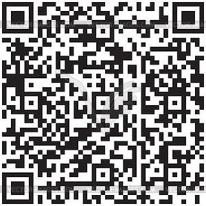 QR sign - vector image