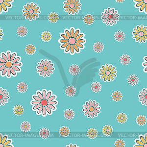 Old-fashioned floral pattern - vector image